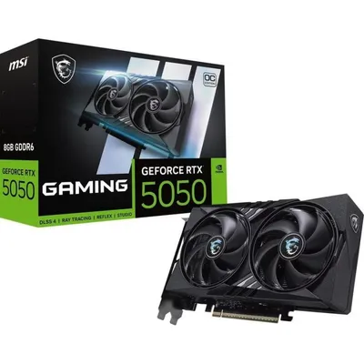 Grafikkarte MSI GeForce RTX 5050 GAMING OC 8GB GDDR6 Reflex 2 RTX AI DLSS4