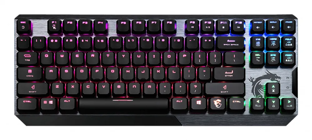 MSI Vigor GK50 Low Profile | s11-04de233-ga7 | Tastatur - AZERTY