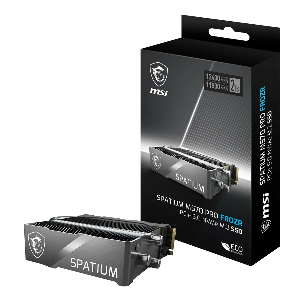 MSI SPATIUM M570 PRO PCIE 5.0 NVME M.2 2TB FROZR | s78-440q670-p83 | 2 TB - M.2