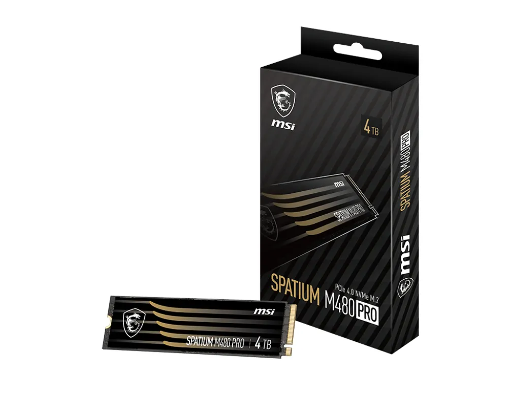 MSI SSD Spatium M480 Pro M.2 2280 PCIe Gen4 x4 NVMe | s78-440r050-p83 |