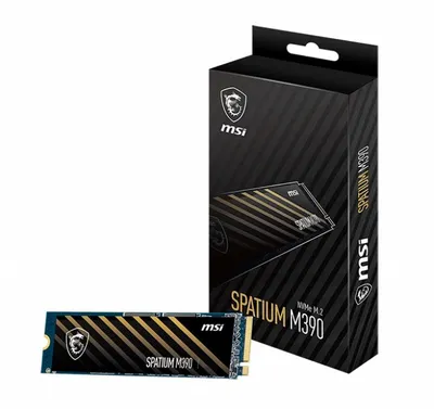 MSI SPATIUM M390 SSD verschlüsselt 500 GB intern -(S78-440K070-P83) (S78440K070P83) | spatium m390 nvme m.2 500gb |