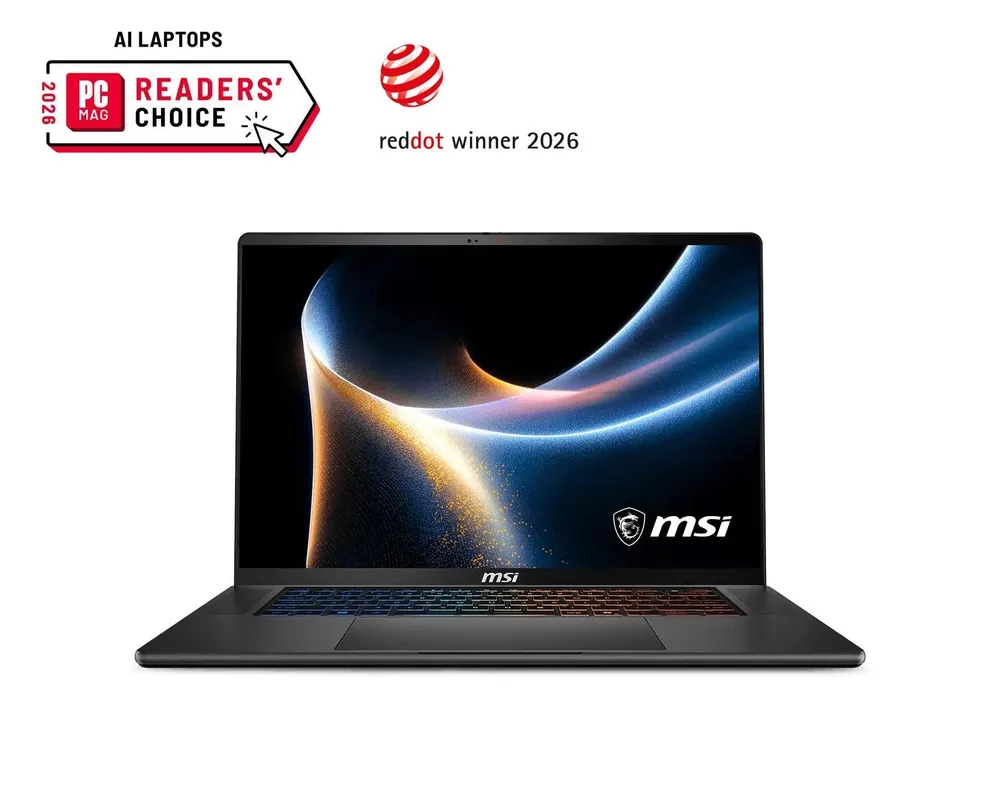 Stealth 16 AI+ B3WI-034, Schwarz, 16 Zoll, QHD+, Intel Core Ultra 9 386H, 32 GB, 1 TB Gaming-Notebook