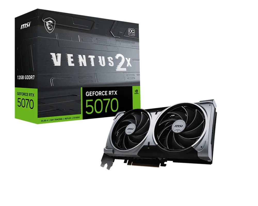 MSI GeForce RTX 5070 VENTUS 2X OC 12GB