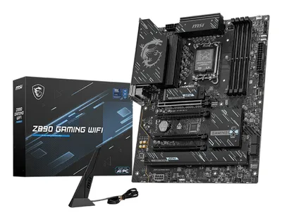 Motherboard MSI Z890 GAMING WIFI Intel Z890 LGA1851 DDR5 ATX WiFi 7 Thunderbolt 4 PCIe 5.0