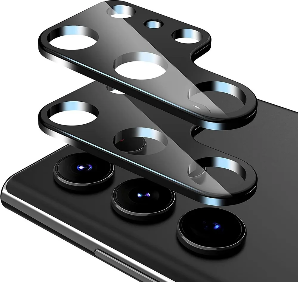 MSM Displayschutzfolie 2X 3D Kameraglas für Samsung Galaxy S23 Ultra Schutz Panzerfolie