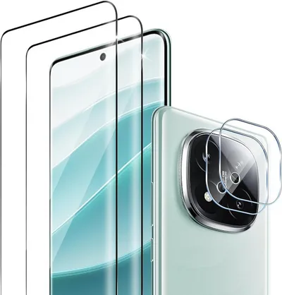 MSM Displayschutzglas 2X 3D Schutzglas (Display + Kamera) für Xiaomi Redmi Note 14 Pro+ 5G