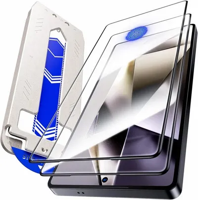 MSM Displayschutzglas 2X 6D Schutzglas für Samsung Galaxy S25 Ultra Panzerfolie EASY INSTALL