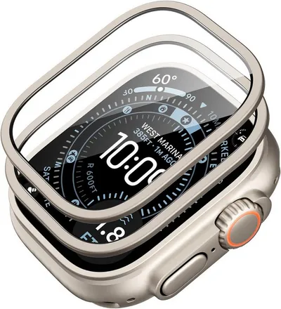 MSM Displayschutzglas 2X Schutzglas für Apple Watch Ultra 3 Ultra 49mm Panzerfolie Titan 9H
