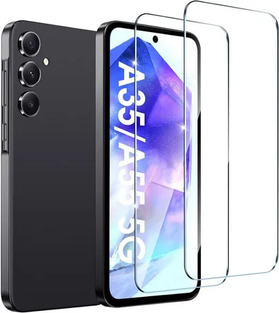 MSM Displayschutzglas 2X Schutzglas für Samsung Galaxy A55 / A35 5G Panzerfolie Full 9H
