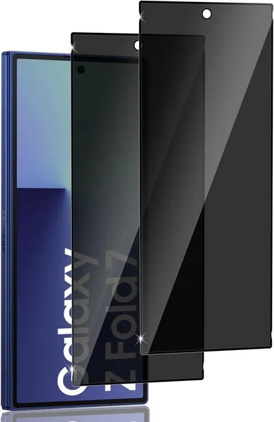 MSM Displayschutzglas 2X Schutzglas für Samsung Galaxy Z Fold 7 5G Anty-Spy Blickschutz