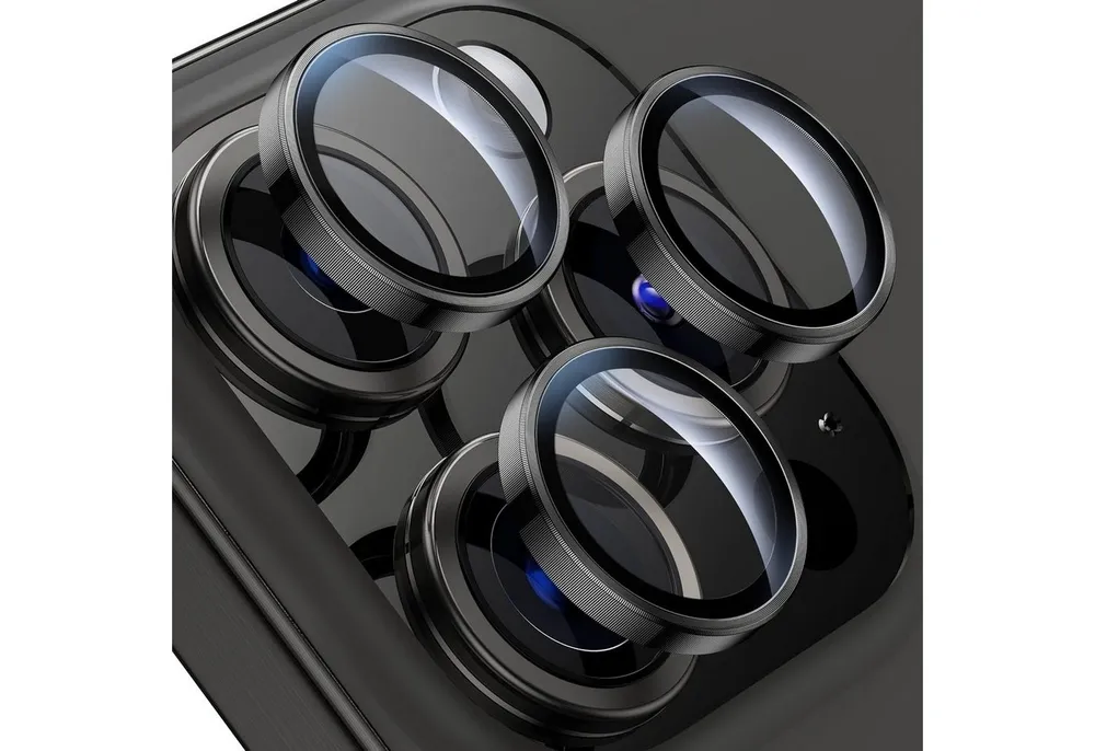 MSM Displayschutzglas 3X Linsenglas für Apple iPhone 15 Pro / 15 Pro Max Schutz Panzerfolie