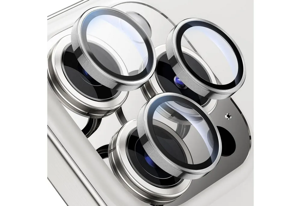 MSM Displayschutzglas 3X Linsenglas für Apple iPhone 15 Pro / 15 Pro Max Schutz Panzerfolie
