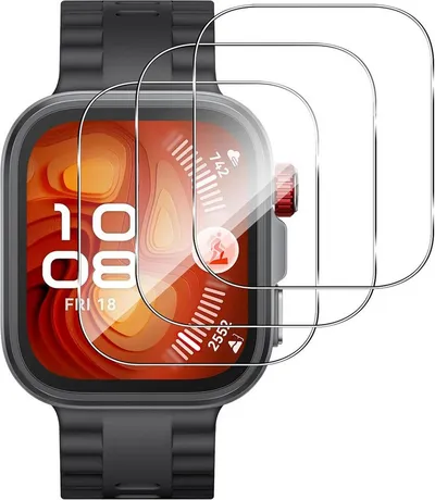 MSM Displayschutzglas 3X Schutzglas für Huawei Watch Fit 4 Pro Panzerfolie Full Screen 9H