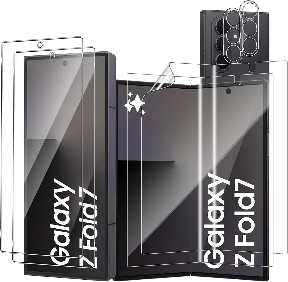MSM Displayschutzglas 6in1 Schutzglas (Display + Kamera) für Samsung Galaxy Z Fold 7 5G