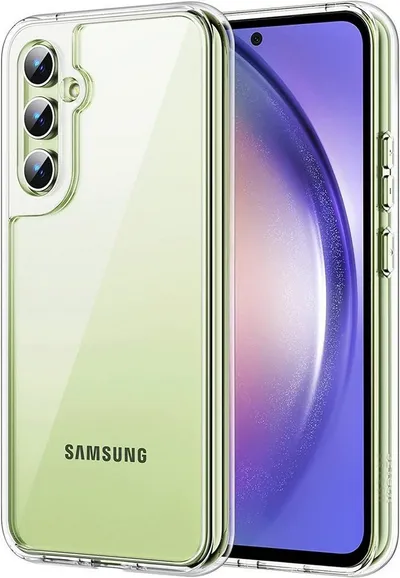 MSM Handyhülle Hülle für Samsung Galaxy A54 5G Silikon Schutz TPU Tasche Klar