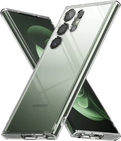 MSM Handyhülle Hülle für Samsung Galaxy S23 / Plus / Ultra Silikon Schutz Case Klar