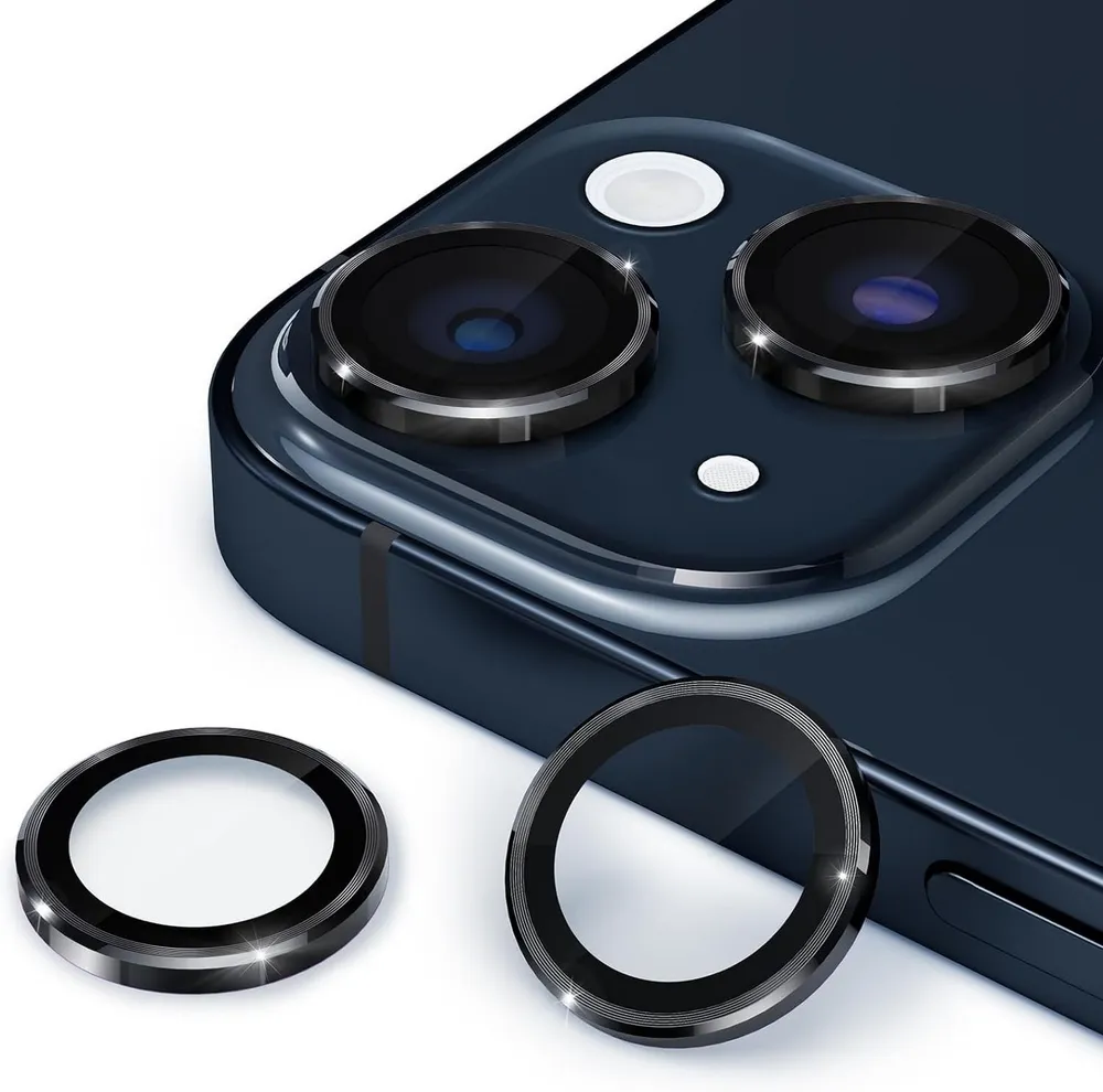 MSM Kameraschutzglas 2X Linsenglas Kameraglas für Apple iPhone 15 / 15 Plus Panzerfolie 9H