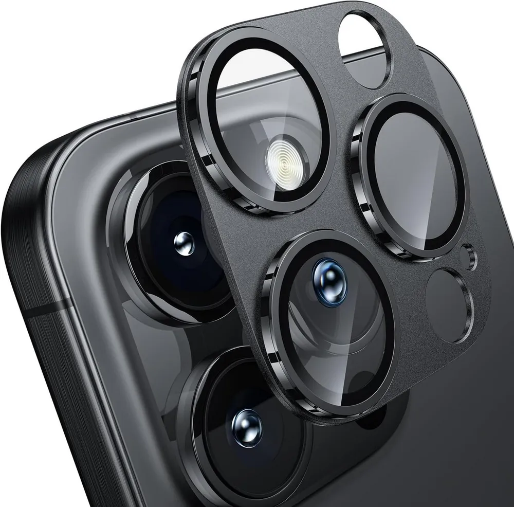 MSM Kameraschutzglas 3D Kameraglas für Apple iPhone 16 Pro / 16 Pro Max Panzerfolie Titan