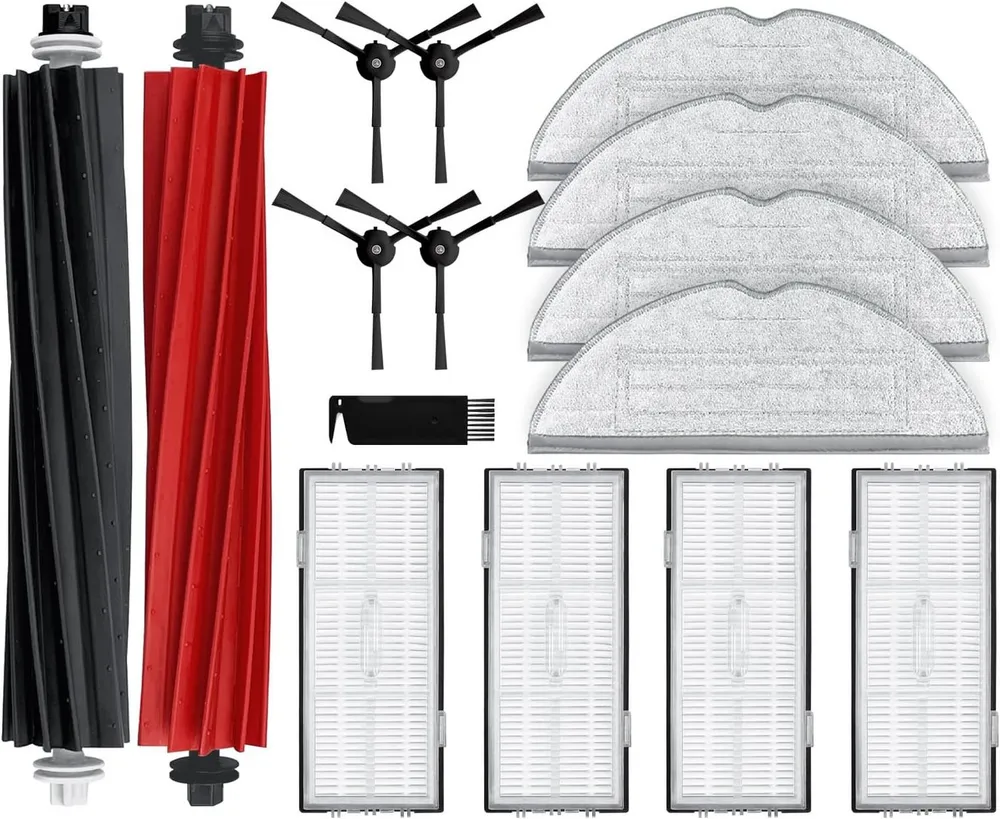 MSM Saugroboter Zubehör-Set Ersatzteile Bürsten Filter Für Roborock S8 / S8 Plus DuoRoller