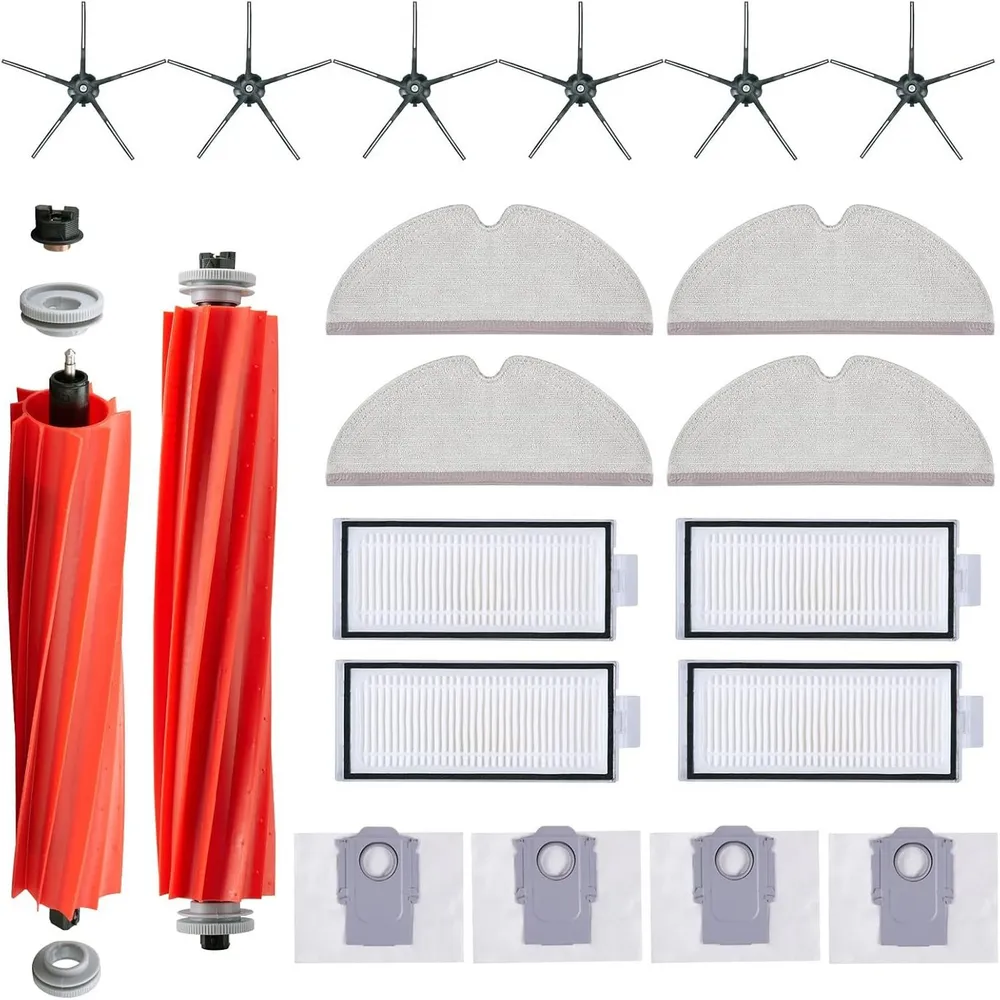 MSM Saugroboter Zubehör-Set Ersatzteile Bürsten Filter Für Roborock Q7 / Q7+ / Q7 Max / Q7 Max+