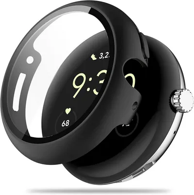 MSM Smartwatch-Hülle Hülle für Google Pixel Watch Panzerfolie Case Display Schutzglas