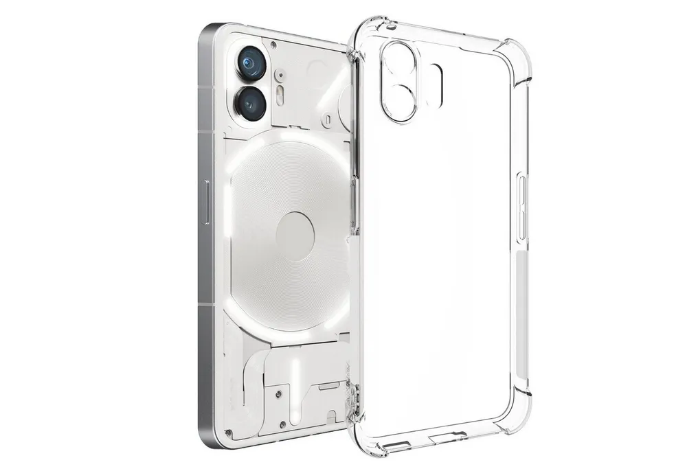 mtb more energy Smartphone-Hülle Clear Armor Case für Nothing Phone (2) (A065, 6.7), Transparente TPU Schutzhülle Case Backcover mit Anti-Shock Verstärkung