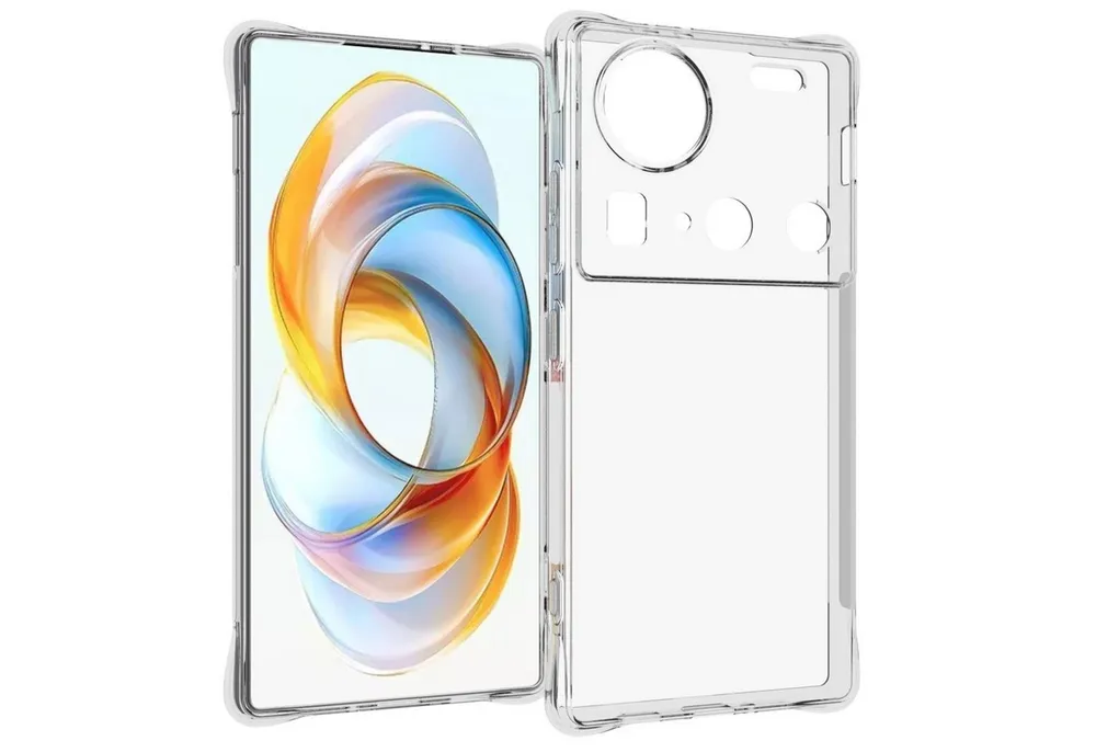 mtb more energy Smartphone-Hülle Clear Armor Case für Nubia Z70 Ultra 5G, Transparente TPU Schutzhülle Case Backcover mit Anti-Shock Verstärkung