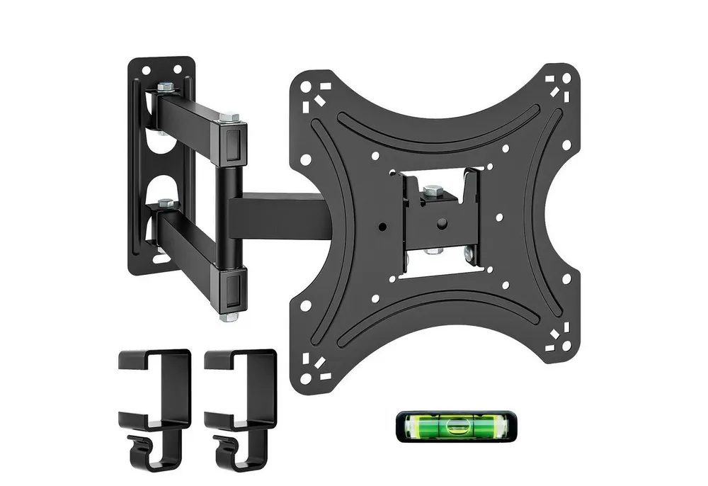 muchen TV-Wandhalterung TV Wandhalterung Schwenkbar für 55" 43" LCD LED Fernseher Halterung, (bis 55,00 Zoll, Für 55" 50" 43" 40" 32" 26" Fernseher bis zu 18kg)