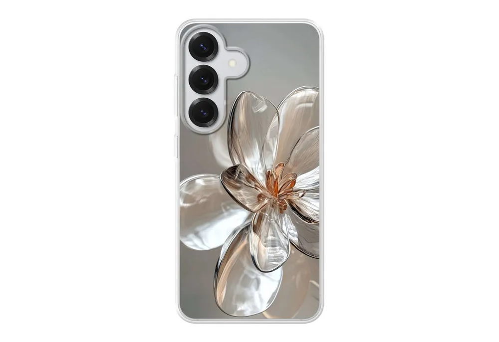 MuchoWow Handyhülle für Samsung Galaxy S26 Blume - Gläser - Transluzent, Handy Case, Silikon, Bumper Case Dünn
