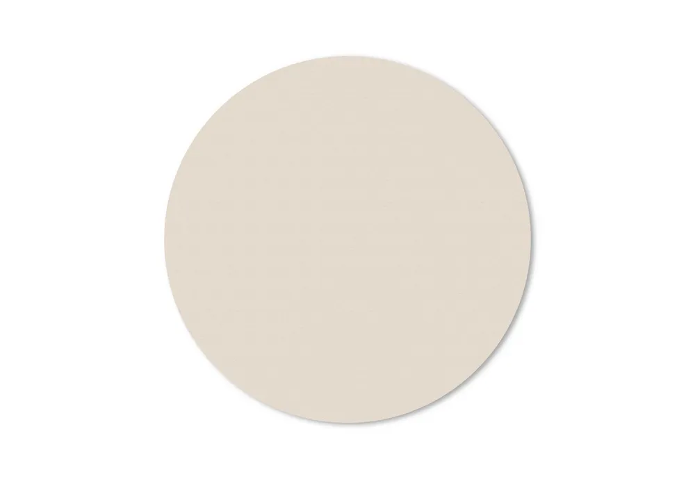 MuchoWow Mauspad Beige - Unifarben (1-St), Büro für Tastatur und Maus, Mousepad Gaming, Rund 20x20 cm