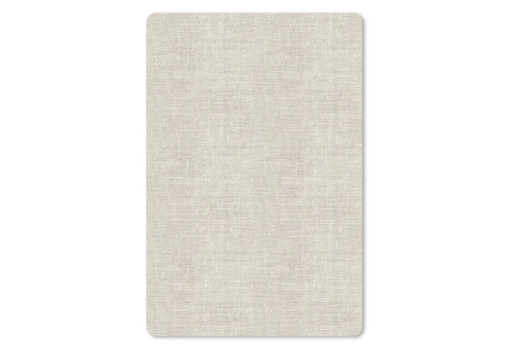 MuchoWow Mauspad Leinen - Textur - Beige (1-St), Maus Pad Klein, Gaming Zubehör, Büro Deko, 13x20 cm