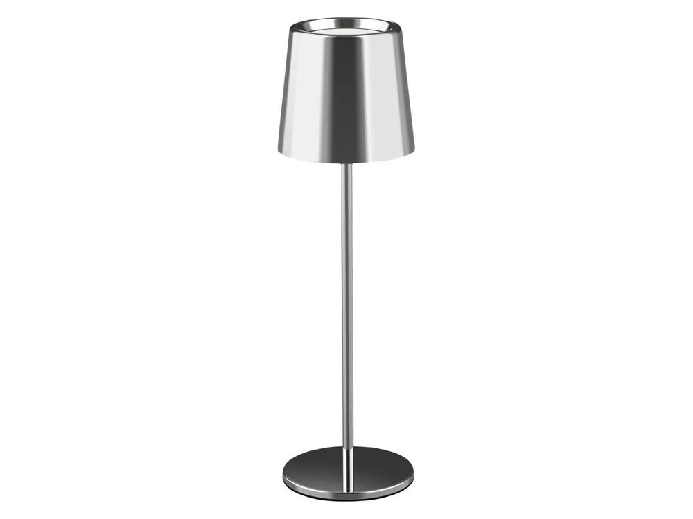MÜLLER-LICHT LED-Akku-Tischleuchte Holly, 3 W, 300 lm, silber