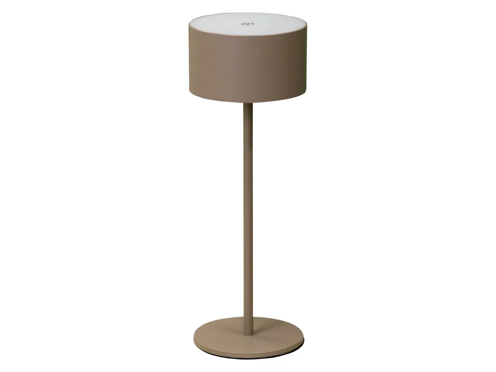 MÜLLER-LICHT LED-Akku-Tischleuchte Flora, 2 W, 110 lm, 3000 K, braun