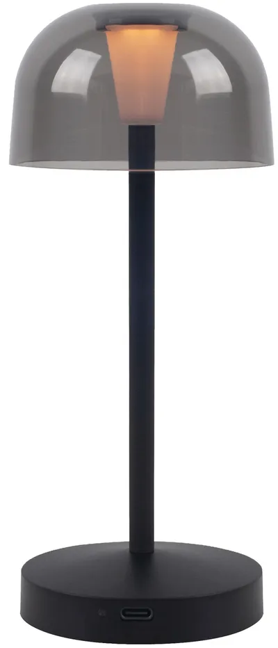 MÜLLER-LICHT LED-Akku-Tischleuchte 27700203, dimmbar, 2500K, warmweiß, schwarz