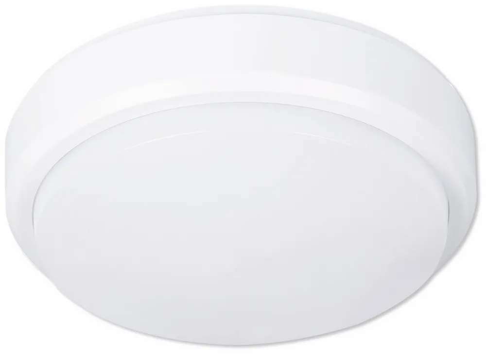 MÜLLER-LICHT LED-Wand- und Deckenleuchte 20300538, 8W, 650 lm, 4000K, IP54, Bewegungsmelder, rund