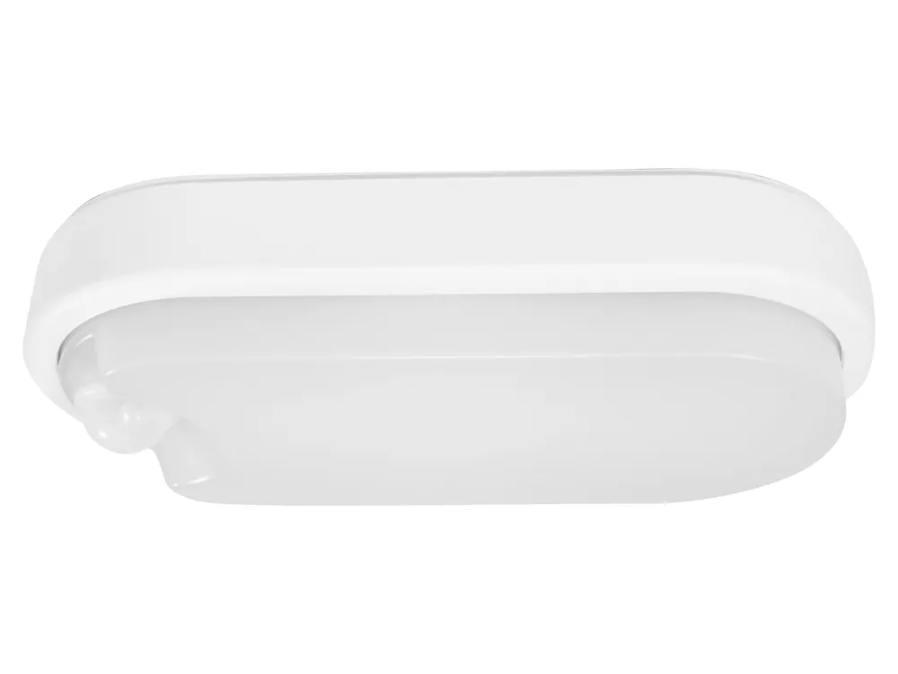 MÜLLER-LICHT LED-Wand- und Deckenleuchte 20300538, 9W, 650 lm, 4000K, IP54, Bewegungsmelder, oval