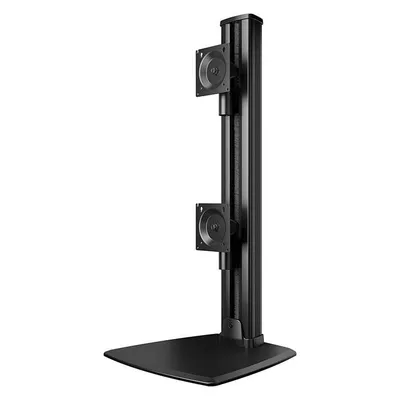 Multibrackets Monitorhalter Dual 32-50", schwarz, vertikal