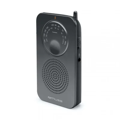 Muse M01RS Schwarzes tragbares Radio