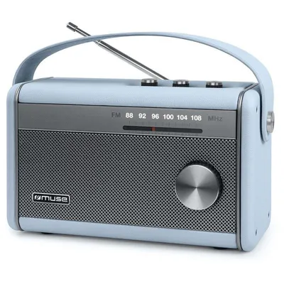 Bluetooth-Radio Portable Muse M-098 Blau 10W USB-C Jack 3.5 mm