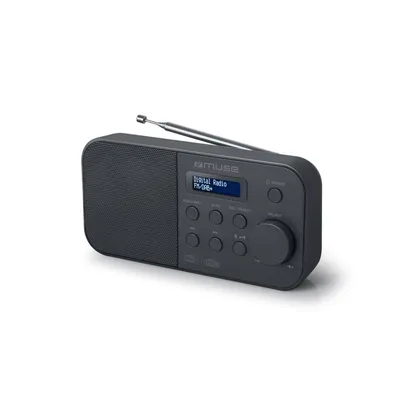 Muse M109DB Tragbares DAB+-Radio, schwarz