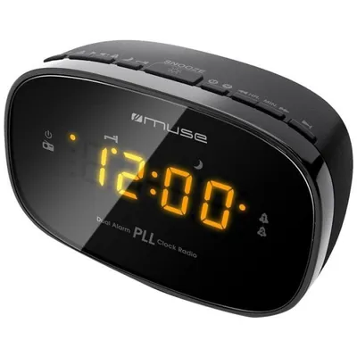 Muse M150CR Radiowecker schwarz