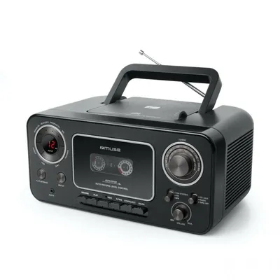 Muse M-182 RDC Radiokassette mit CD Schwarz