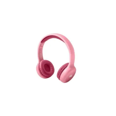 Muse M-215BTP kabellose Bluetooth-Kopfhörer für Kinder, Lautstärkebegrenzung, rosa