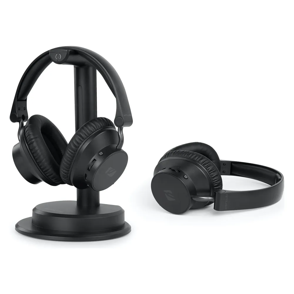 Kopfhörer Muse M-288 CTV kabellos und kabelgebunden Bluetooth TV faltbar Mikrofon schwarz