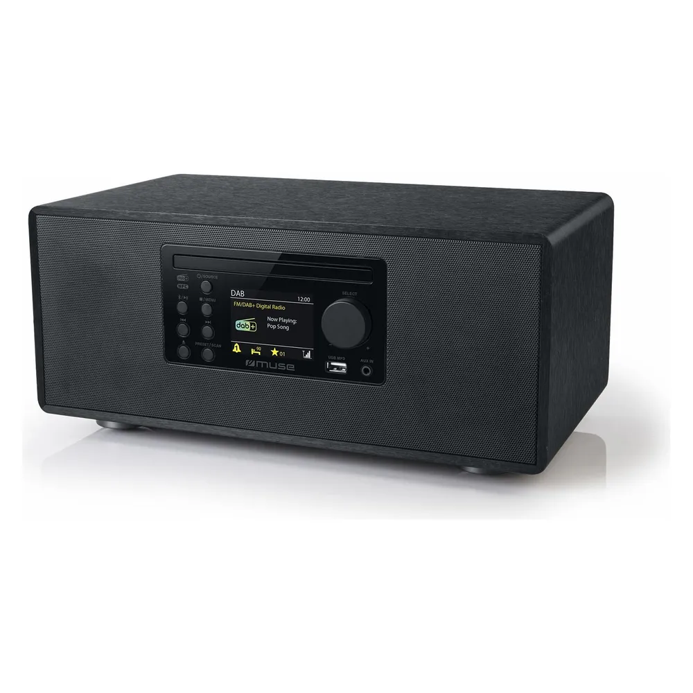 Muse M-695 DBT Bluetooth-Mikrosystem mit DAB+ Schwarz
