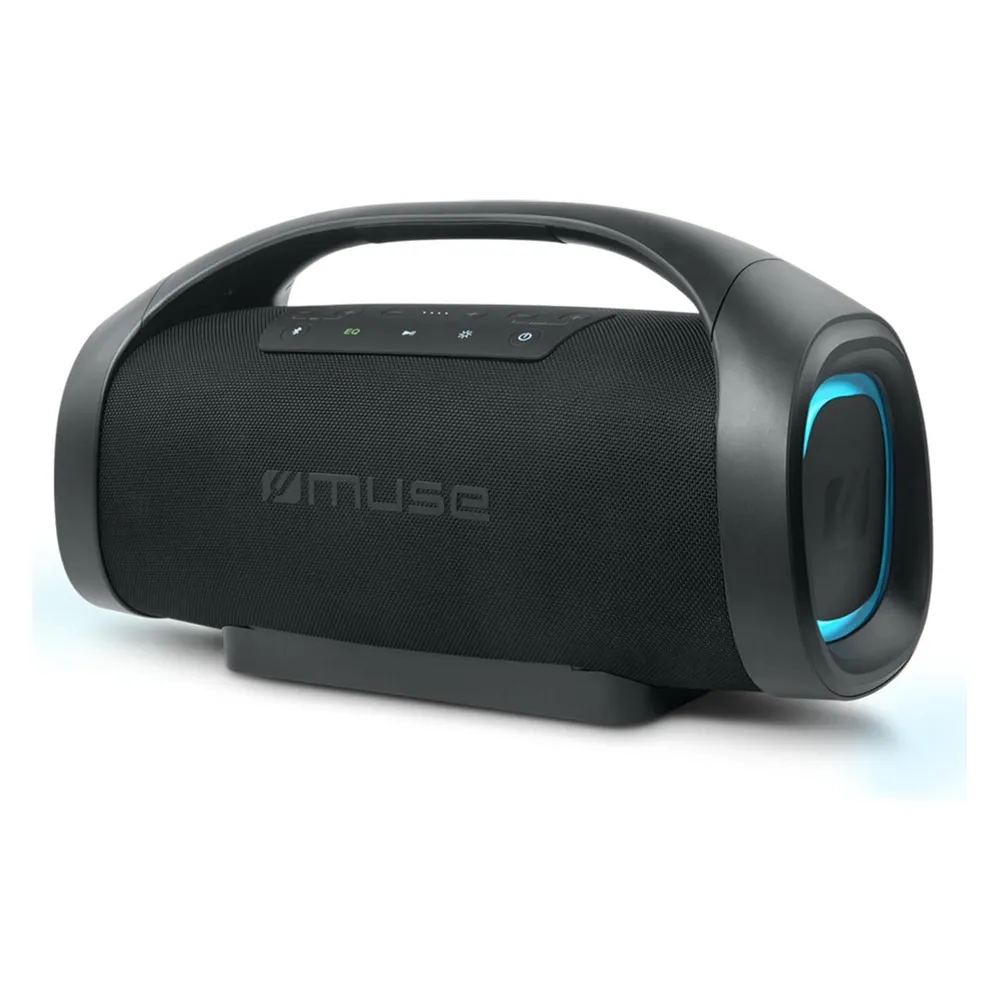 Altavoces Muse Portátil Bluetooth 300W Inalámbrico y USB Iluminación LED
