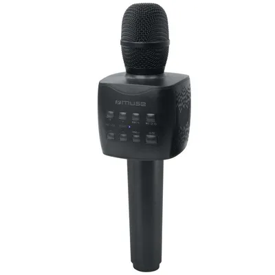 Mikrofon MUSE M-508 KA Bluetooth 6.0 schwarz kabellos und kabelgebunden