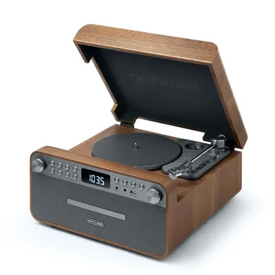 Microanlage Muse MT-118 AT 25W RMS Bluetooth 5.4 Plattenspieler CD FM