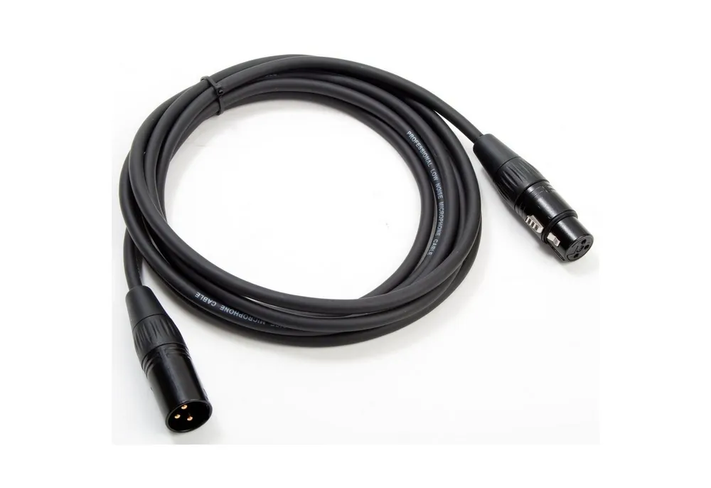MUSIC STORE Audio-Kabel, Mikrofonkabel, XLR Kabel, Goldkontakte