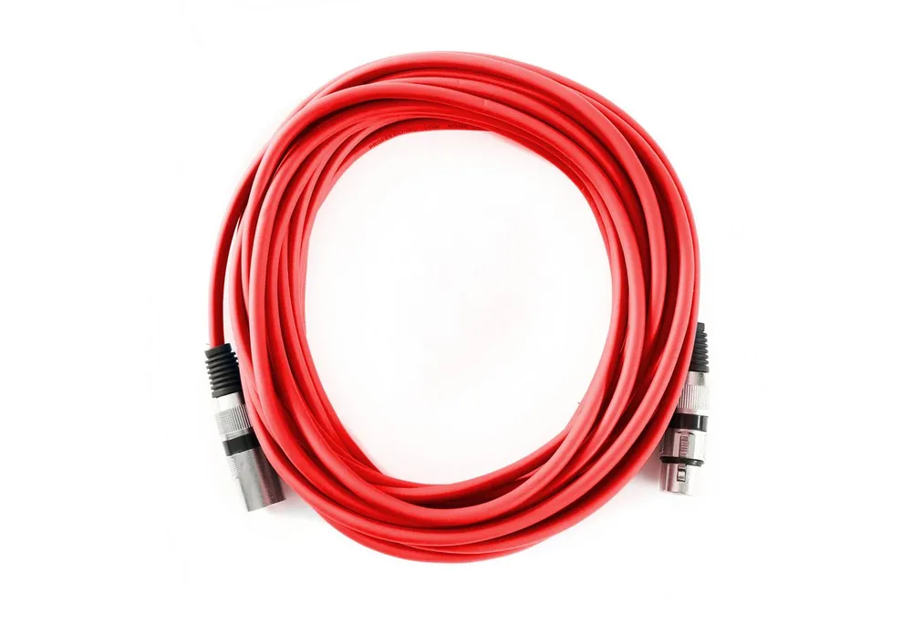 MUSIC STORE Audio-Kabel, XLR Mikrofonkabel, 10m, Knickschutz, Störgeräuschfrei